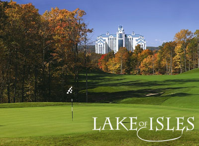 Lake of Isles South Course Foursome w/ Cart + Dinner for 4 in Private Dining Room