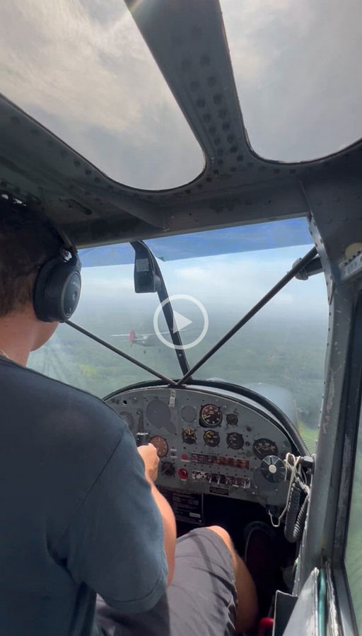 Inside cockpit video