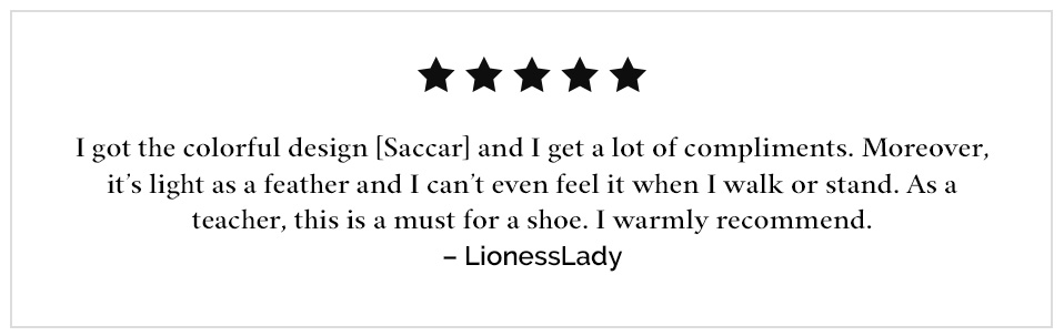 5 star review of the Saccar mule