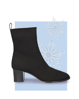 Picarus, a stretch knit bootie that is as sophisticated as it is comfortable