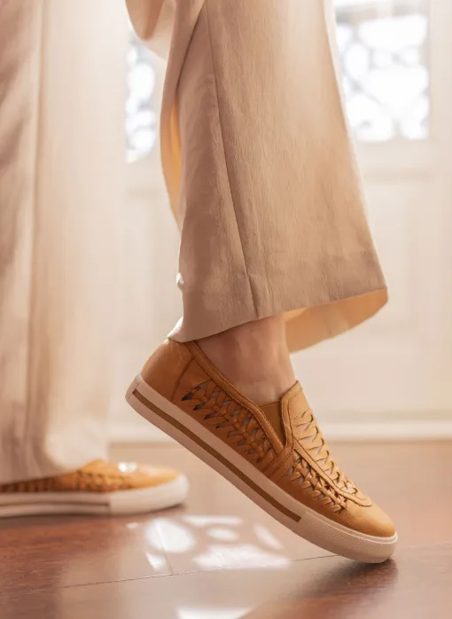 karsha slip on woven sneaker