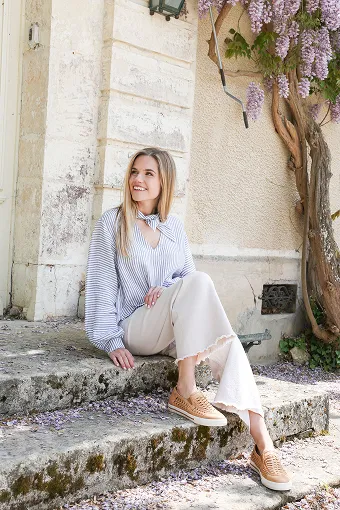 karsha slip on woven sneaker