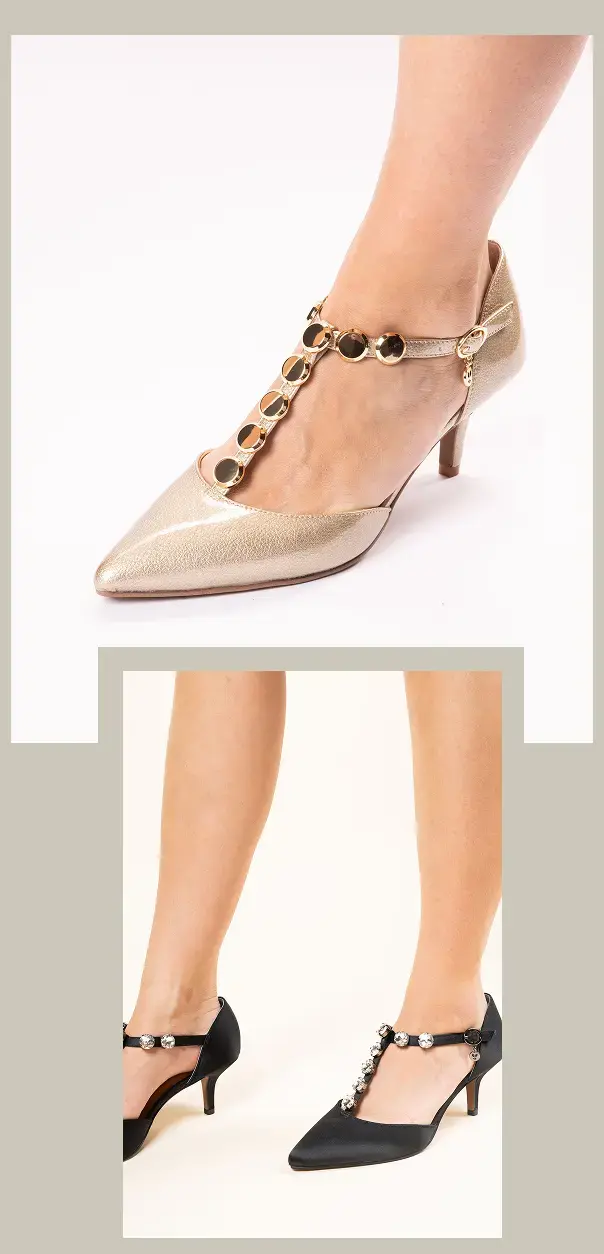 shop mayven pointed toe t-strap pump