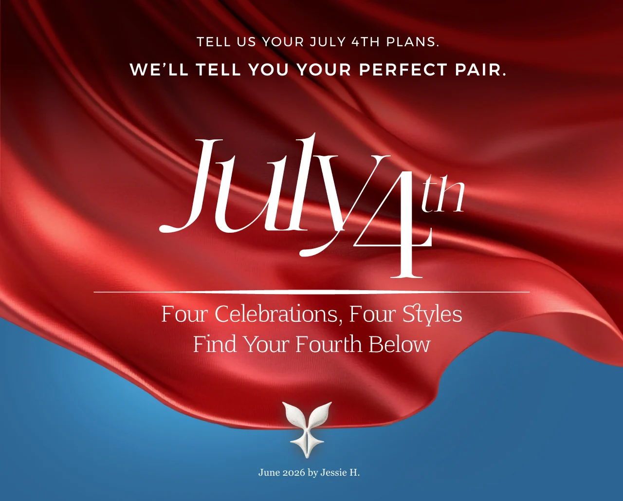 Four Celebrations, Four Styles, Find your fourth below july 4 outfit inspo blog